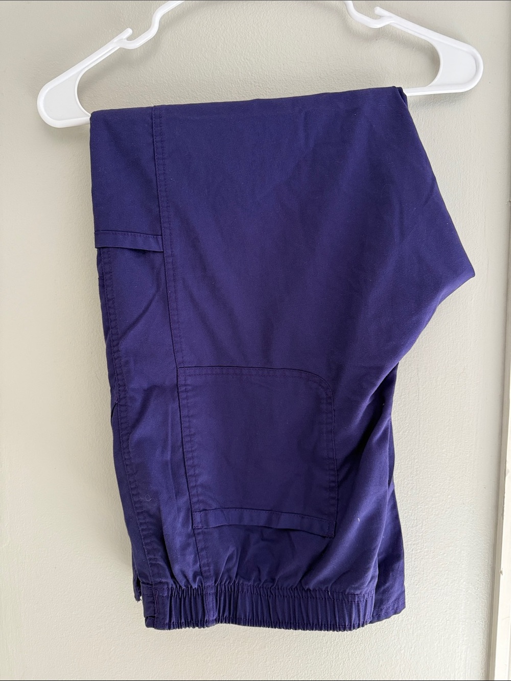 Wide-Leg Pull-On Pants in Deep Purple
